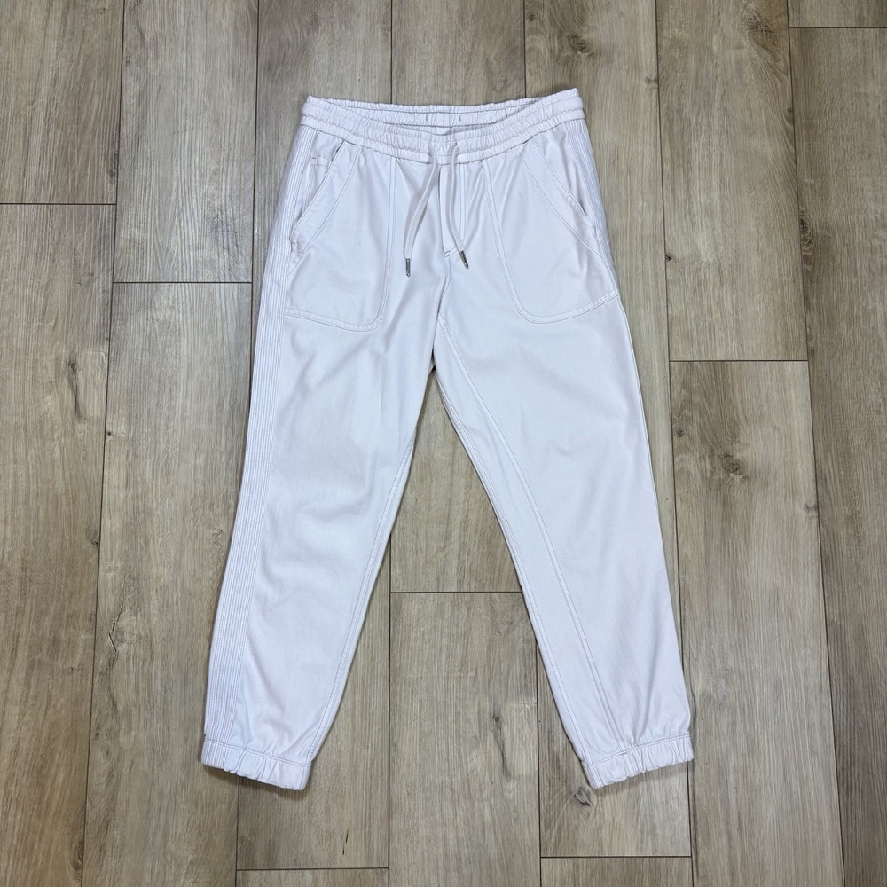 Athleta Cream Colored Jogger Pants